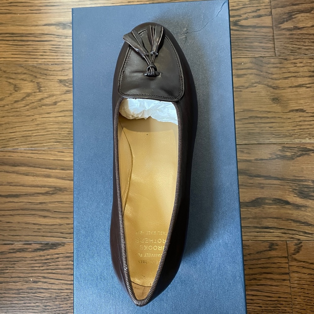 ✨ Vintage Brooks Brothers Tassel Loafers – Brand New – Size 6.5 ✨